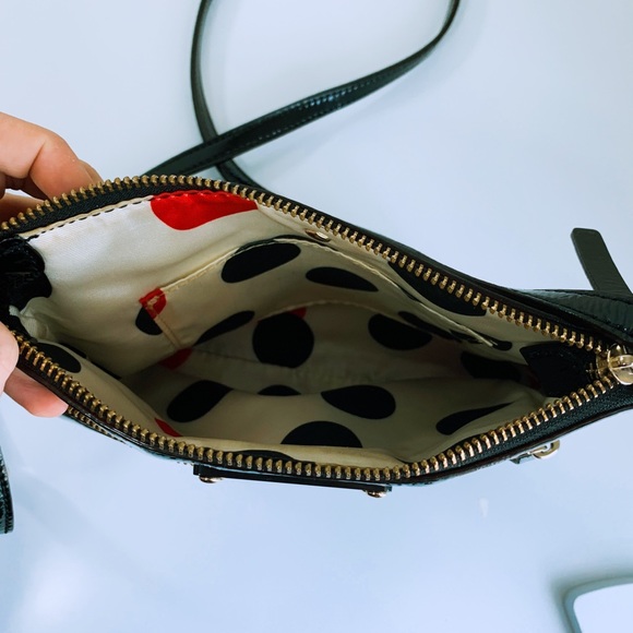 Black Kate Spade Crossbody Purse Messenger Handbag - Picture 4 of 7